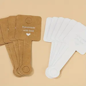 ベストセラーのカスタム衣類タグロープシールストリング付きハングタグ紙印刷された顧客ロゴ衣類ラベルプラスチック製