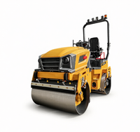 Compacteur tandem STR27C-10 économique de 2,7 tonnes, adapté à l'entretien routier et aux projets d'infrastructure à petite échelle