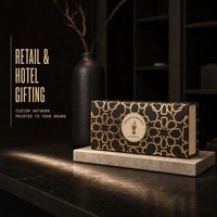 Boîte cadeau en papier rigide noir et or avec insert pour chocolats, truffes, dattes, bonbons, fabricant en gros, logo personnalisé