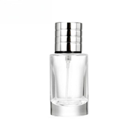 Flacon de parfum en verre transparent vide de 25 ml, 50 ml, 100 ml avec bouchon magnétique