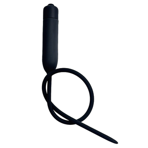 Sexbay <strong>Vibrating</strong> Silicone Urethral Sounds Catheter Penis <strong>Plug</strong> Made <strong>in</strong> Guangdong Male Sex Toys - Product Image 6