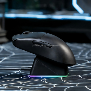 Ratón Ergonómico Inalámbrico con Retroiluminación RGB, Sensor Óptico USB, para Diestros, con Base de Carga Ligera de Tres Modos para Juegos - Product Image 4