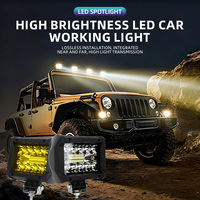 Luz de Trabajo para Coche/Camión 60W 4000LM 20SMD 3030LED 12V Accesorios para Auto Mini Faro de Conducción Luz Antiniebla para Tractor Todoterreno