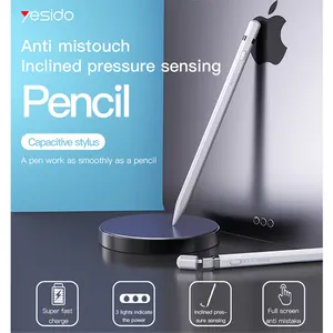 Hochpräziser oxidierter schwarzer mattweißer wiederauf ladbarer aktiver Stift für das iPad