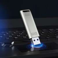 Clé USB 3.2 PD290 en métal argenté pour voiture et ordinateur, lecture et écriture haute vitesse