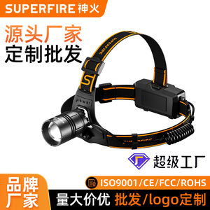 Divine <b>Fire</b> Headlamp 20W Rechargeable Rotatable <b>LED</b> Outdoor Sports Light - Product Image 3
