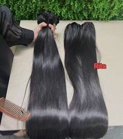 Cheveux vierges vietnamiens bruts, mèches de cheveux humains lisses bruts en gros, 100% cheveux bruts non traités du Cambodge, cheveux indiens bouclés et volumineux