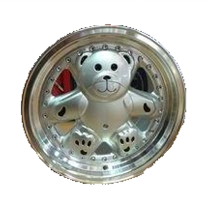 Jantes en alliage d'aluminium de luxe personnalisées 4 trous Teddy Bear Sport Rines Rin 15 pouces PCD 4x100 pour voitures de luxe - Product Image 1