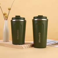 380ml 경량 이중벽 스테인리스 친환경 맞춤 색상 선물컵 차량용 텀블러 비즈니스 사무실 보온 머그 진공컵