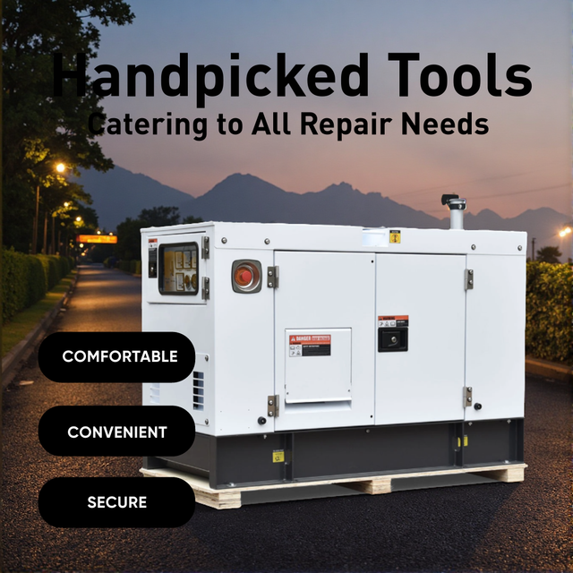 Genatoppower 15KVA 380/220V 50/60Hz 1500RPM Silent Diesel Generator with 12V DC Electric Start and Low Noise ATS