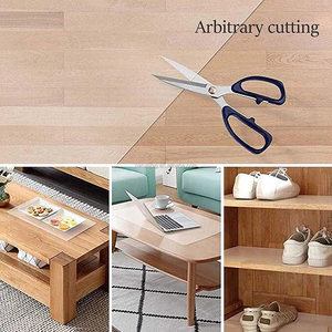 Tapis de chaise moderne en PVC transparent et lavable, épais, pour sols durs, usage domestique, bureau et hôtel - Product Image 5