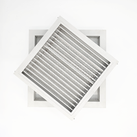 Grille de ventilation linéaire ultra-mince sans cadre, pré-encastreable, longueur personnalisée, sortie d'air centralisée pour climatiseur encastré