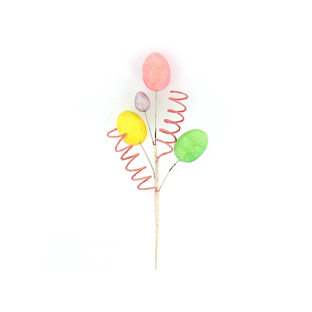 Schaum Osterei Party Zubehör Kinder Ostern Geschenkset Oster produkte Bestseller Bedruckte Eier Blumen zweige