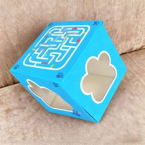 Wholesaler <strong>Personalised</strong> Custom <strong>Toys</strong> <strong>Box</strong> With PVC Window Package With Plastic Window Empty Paper <strong>Box</strong> for Gift Packaging <strong>Box</strong> - Product Image 1