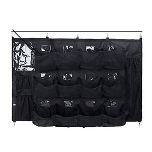 12 Player Dugout Organizer <b>Storage</b> Hanging Baseball Helmet Bag to Organize Baseball Equipment Including Helmets Gloves - Product Image 3