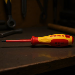 Destornillador KNIPEX Robertson R1 100mm con mango aislado - Product Image 3