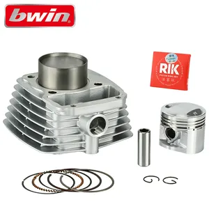 CG125 Kit cincin piston kit silinder balap mesin aksesori sepeda motor 56.5mm + 0.25 + 0.5 + 0.75 + 1.0 untuk HONDA