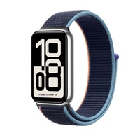 Sangle de remplacement en nylon à boucles auto-agrippantes avec connecteurs métalliques pour Honor Band 11 / Honor Band 11 Pro, bracelet de sport réglable