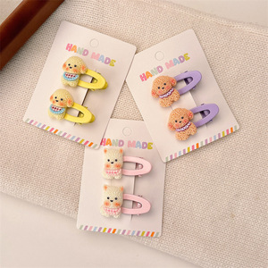 Nouvelles pinces à cheveux mignonnes en forme de chiot, pinces latérales de dessin animé, accessoires capillaires adorables en gros - Product Image 4