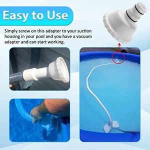 Thay thế 1.5 \ "chân không Bộ chuyển đổi Skimmer cho mùa hè sóng mặt đất hồ bơi RP/RX lọc tương thích hồ bơi làm sạch công cụ & phụ kiện - Product Image 5