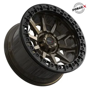 Customizable 17-22 Inch Concave Forged Wheels 5x139.7 6x139.7 4x4 Off Road Alloy Rims With Real Beadlock Spokes Design