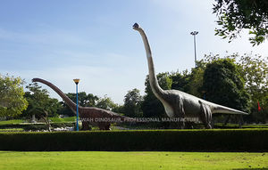 Modèle animatronique de dinosaure géant à long cou grandeur nature de 20 mètres pour équipement de parc à thème, à vendre - Product Image 5