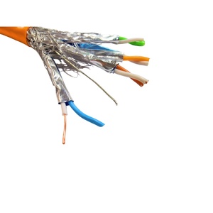สายเคเบิลเครือข่าย Zhongtong 4 คู่ Cat7 แบบมีฉนวนป้องกัน ตัวนำทองแดงแท้ SFTP 23awg PoE <span class=keywords><strong>Plus</strong></span> <span class=keywords><strong>Plus</strong></span> รองรับวิดีโอ 8K 16K Ultra HD - Product Image 2