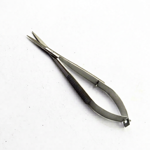 Odontomed 2011 Servicio OEM, Novedades, Tijeras de Manicura Curvas y Afiladas de Acero Inoxidable para Diestros, para Recortar Cejas y Pestañas - Product Image 1