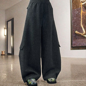 Pantalones Casuales Holgados de Otoño para Mujer, Diseño de Marca Moderno, Anti-Pilling, Transpirables, con Estilo para la Calle - Product Image 3