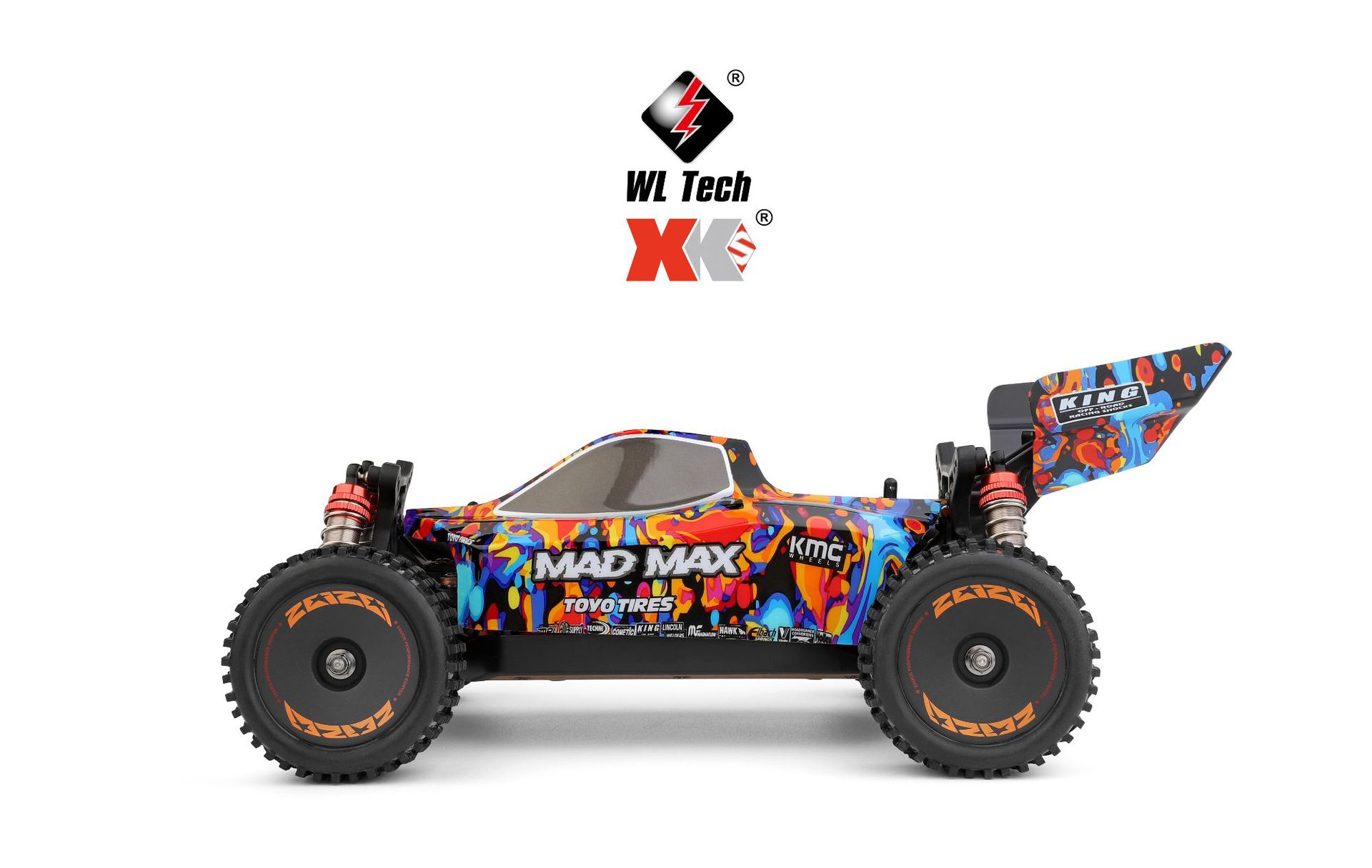 WLTOYS 184016 Brushless Motor RC Truck - 75KM/H 1:18 4WD Electric
