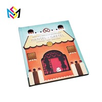 Livre d'histoires pour enfants personnalisé en couleur pleine page, couverture rigide, art silhouette classique, livre de lecture pour enfants, approvisionnement direct usine en gros