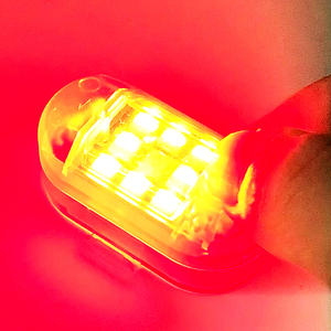 Balise <span class=keywords><strong>LED</strong></span> RGB <span class=keywords><strong>sans</strong></span> <span class=keywords><strong>fil</strong></span> à télécommande, lumière clignotante 7 couleurs avec chargement USB, modèle M3 - Product Image 6