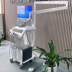 Unità Dentale Veterinaria Mobile All-in-<span class=keywords><strong>One</strong></span> con Lampada LED e Carrello PC per la Cura Orale del Cane - Product Image 5