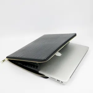 Casing Kulit Laptop untuk Macbook 13 ", Casing Penutup Kulit Laptop Saffiano Mewah untuk Ipad Macbook Air 11"