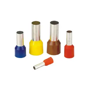 Factory Supply Electrical Terminal Lugs Cable Tubular PVC Nylon Insulated Cord End Terminals Copper Tube Terminal