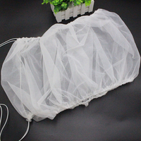 Cage à oiseaux en nylon souple, aérée, pratique, filet en maille, jupe de protection, chaîne solide, acceptable, 1000 pièces