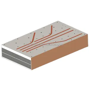 Pasta térmica para dissipadores de calor, caixa de alumínio grande com suporte de montagem PCB, grande seção transversal COB de girassol