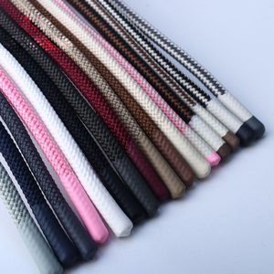 カスタマイズ可能な5MM弾性ドローストリングパーカーカジュアルパンツ色ナイロンラウンド靴ひも - Product Image 1