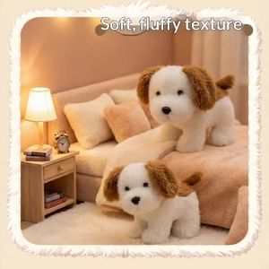 Peluche adorable chiot <span class=keywords><strong>Shih</strong></span> Tzu en forme de bonbon, rembourrée en polyester et coton PP, idéale comme cadeau d'anniversaire pour enfants - Product Image 3