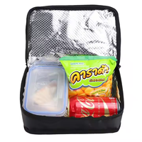 Pochette alimentaire isolante multifonctionnelle Sac isotherme à bento pliable en tissu Oxford pour pique-nique Utilisation quotidienne Pochette alimentaire isolante à la mode