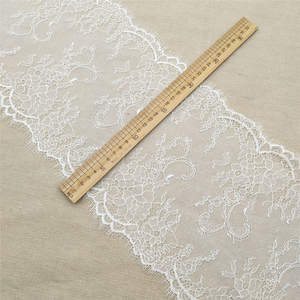 Dentelle à franges florale sexy vintage de style français, tricotée en nylon écologique pour accessoires vestimentaires - Product Image 3