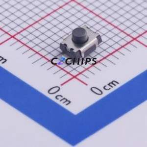 TS-1088C-02526 Tactile Switch SMD,3x4mm Switch Single Pole Single Throw Round Button Vertical Mount 4mm - Product Image 1