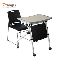 Ensemble bureau et chaise pour étudiant, avec hauteur réglable et design ergonomique pour un confort à domicile