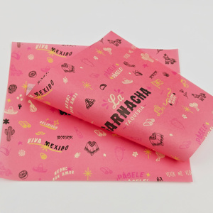 Papel Antigrasa para Envolver Alimentos con Logotipo Personalizado al por Mayor, Papel Encerado para Sándwiches y Comida para Llevar, Papel Antigrasa con Logotipo de Marca - Product Image 3