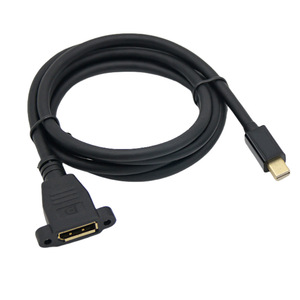 Câble d'extension Mini Dp vers Dp avec trous de fixation par vis, câble de conversion haute définition, plus de 8K - Product Image 2