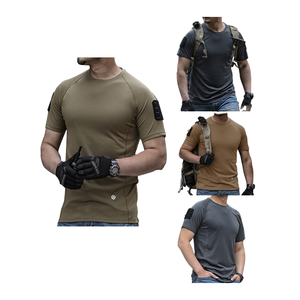 Camisetas de Manga Corta para Hombre, Estilo 2025, Personalizadas, de Secado Rápido, Lisas, Cuello Redondo, Casuales, para Senderismo y Entrenamiento de Verano - Product Image 2