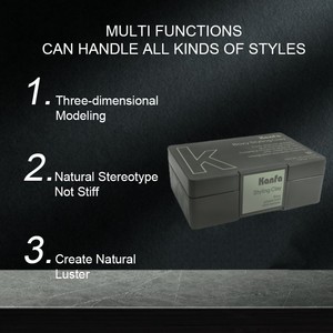 Sáp tạo kiểu tóc Kanfa New Design Boxy, giữ nếp mạnh, tạo độ lì, tạo kiểu tóc dạng bùn - Product Image 2