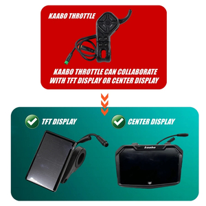 Acelerador para Patinete Eléctrico WOLF WARRIOR X <span class=keywords><strong>GT</strong></span> PLUS PRO KING GTR 11 <span class=keywords><strong>MANTIS</strong></span> <span class=keywords><strong>GT</strong></span>, Pantalla Central TFT de Plástico - Product Image 3