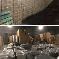 304 Edelstahl Gastronorm-Behälter GN-Behälter Lebensmittelbehälter mit Deckel Catering Buffet-Behälter Warmhaltebehälter