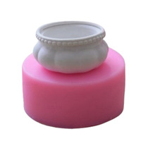 Moule en silicone pour pot de fleurs en béton, formes carrées et rondes, moules en béton pour pots de fleurs en ciment